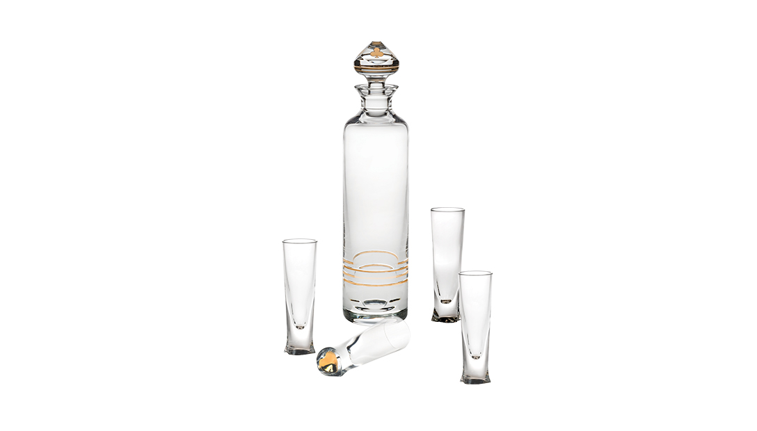 Estojo com Garrafa de Vodka e 4 Shots image number null