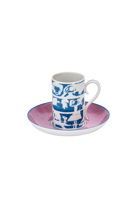 Conjunto 4 Ch&aacute;vena Caf&eacute; com Pires image number null