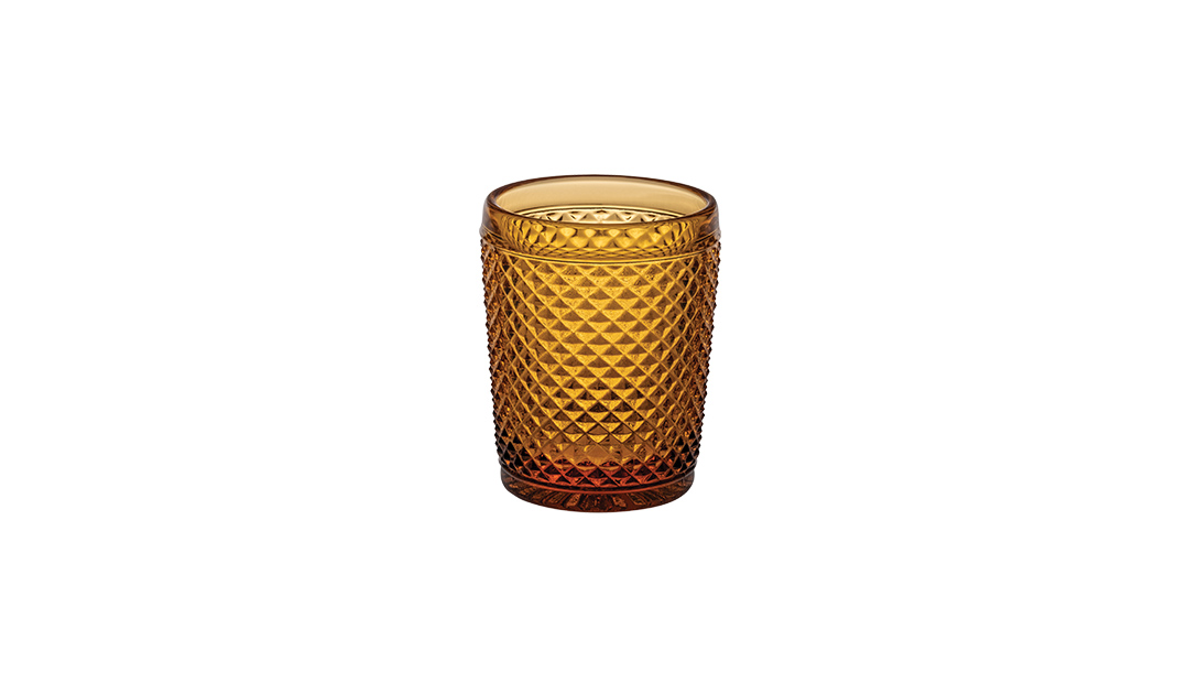 Pack con 4 Vasos de Whisky Bajos Ambar image number null
