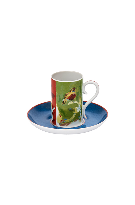 Conjunto 4 Ch&aacute;vena Caf&eacute; com Pires image number null