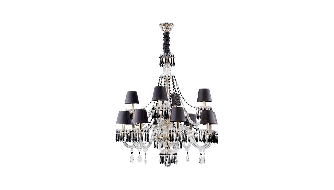 Chandelier With 2 Levels And 12 Arms image number null