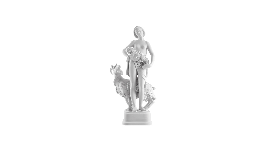 Girl with Goat image number null