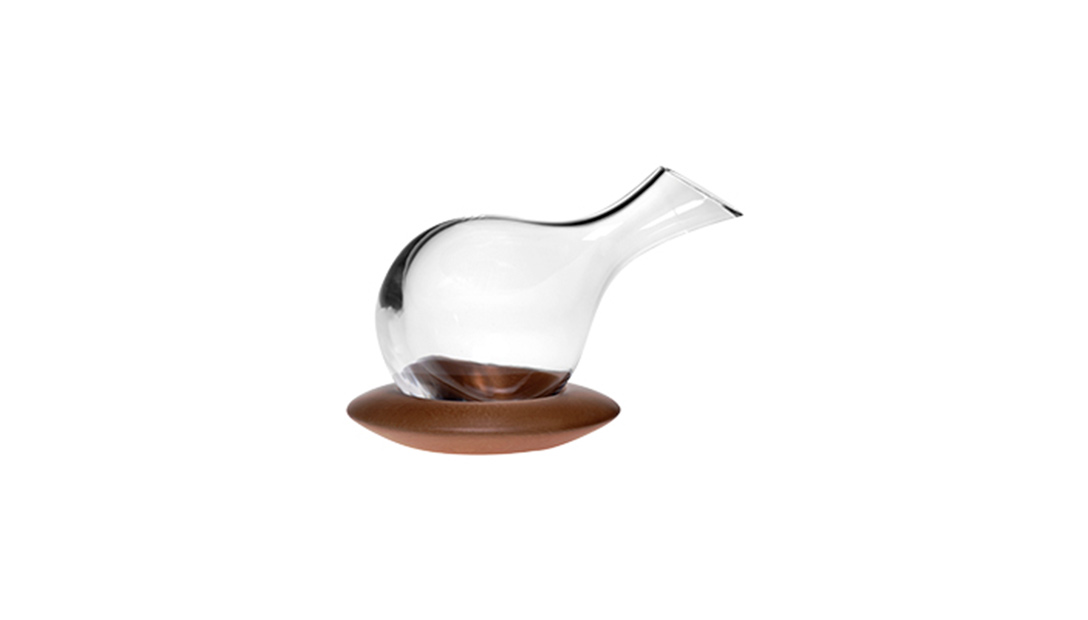 Case with Decanter with Wood Base image number null