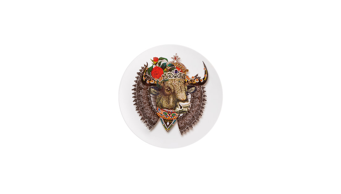Dessert Plate Monseigneur Bull image number null