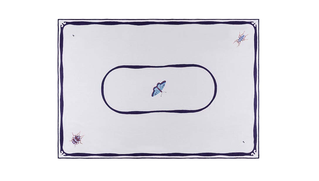 Toalha&nbsp;de mesa Ice Blue/Dark Navy image number null