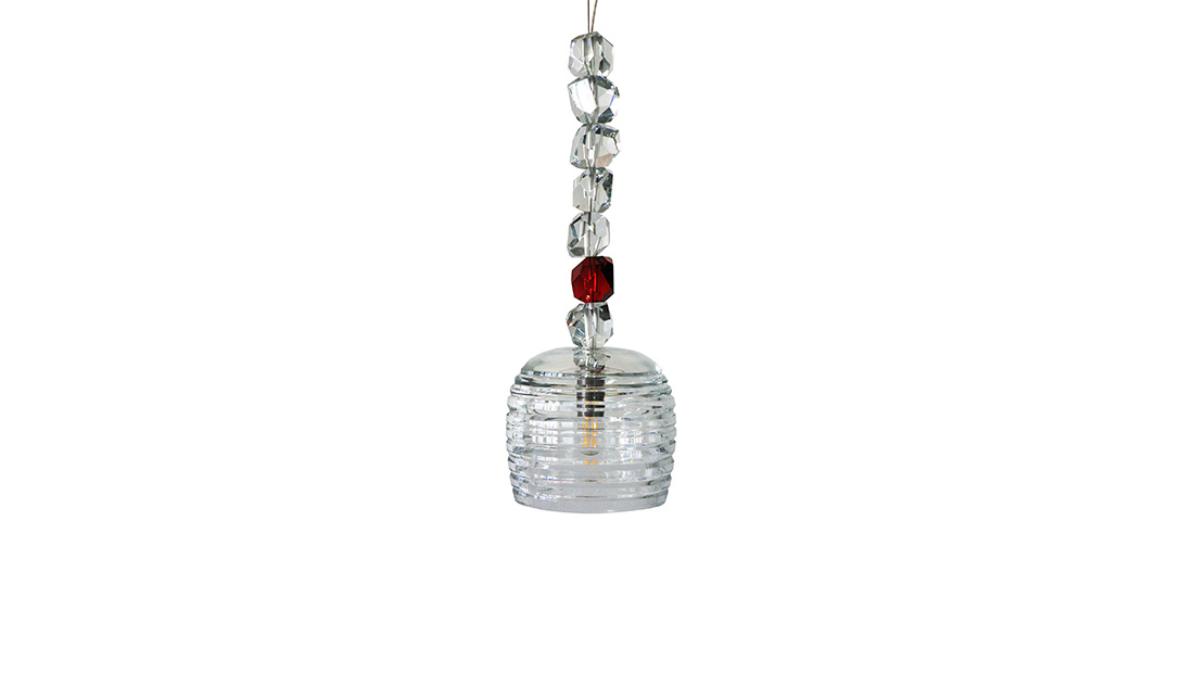 Case with Ceiling Lamp 7 Diamonds Red image number null