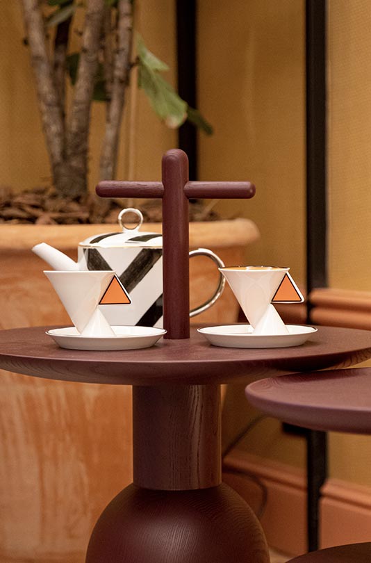 Conjunto 2 Ch&aacute;venas Caf&eacute; com Pires image number null