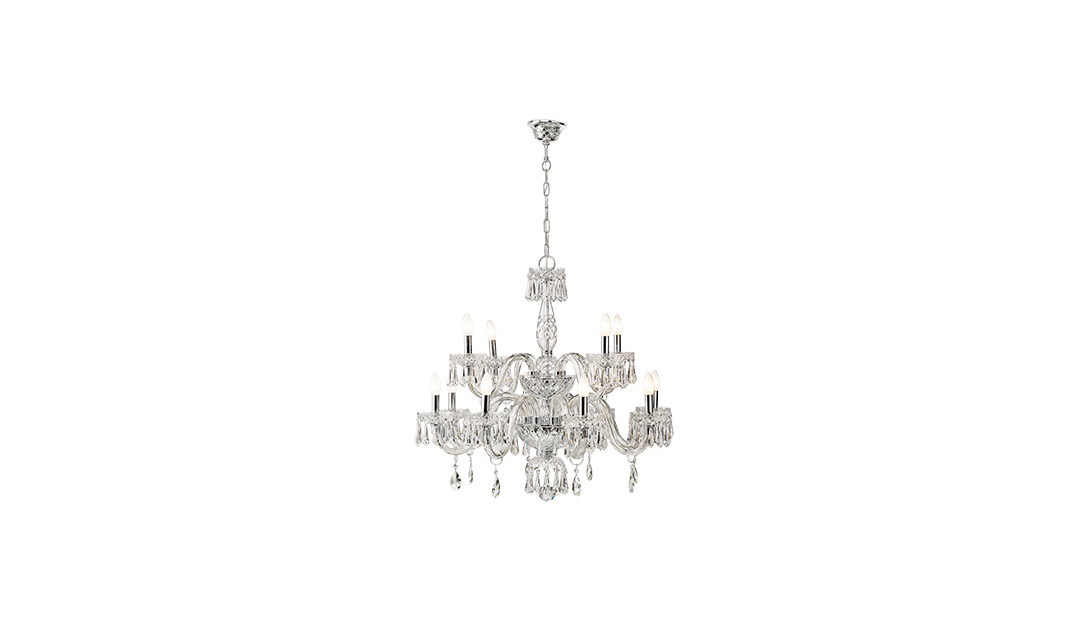 Chandelier With 2 Levels And 9 Arms image number null