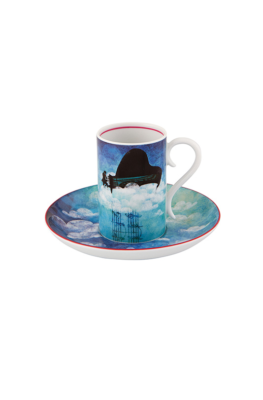 Conjunto 4 Tazas Caf&eacute; con Platillo image number null