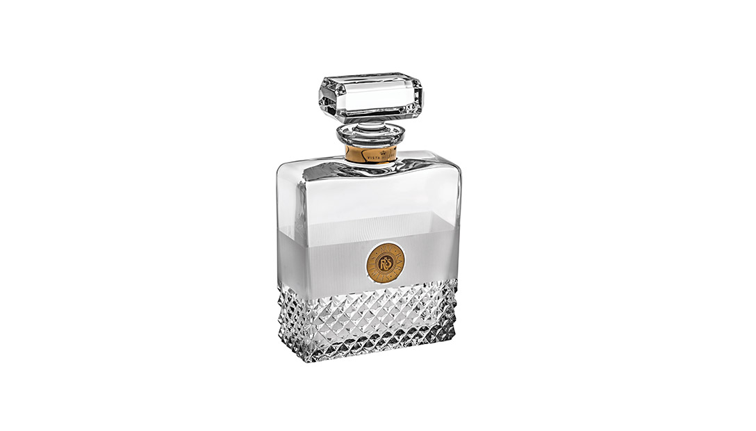 SPIRIT DECANTER WITH GOLD BOOKMAN image number null