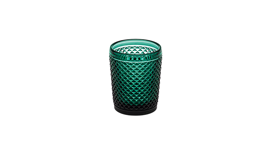 Set 4 Old Fashion Emerald Green image number null