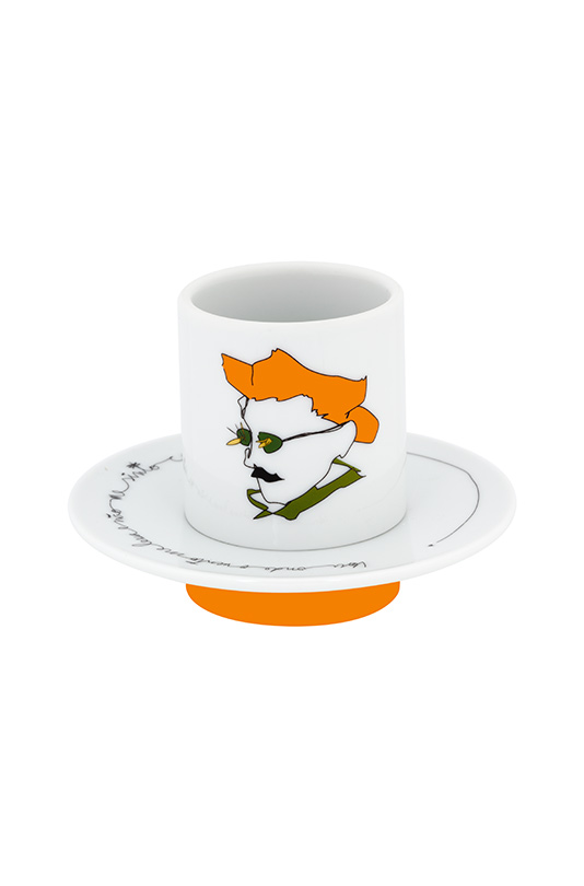 Conjunto 4 Ch&aacute;venas Caf&eacute; com Pires image number null