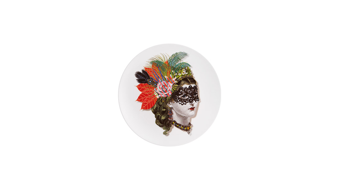 Dessert Plate Mamzelle Scarlet image number null