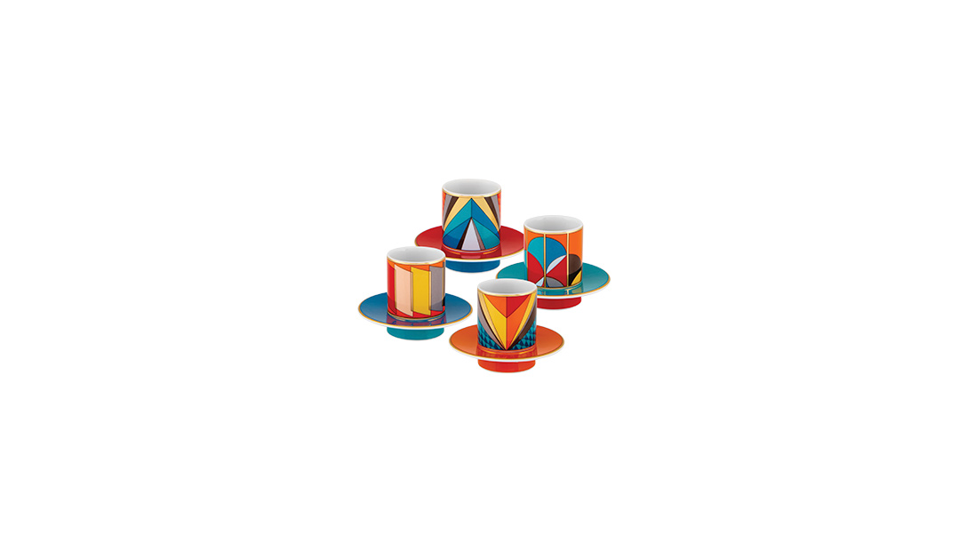 Set 4 Coffee Cups & Saucers image number null