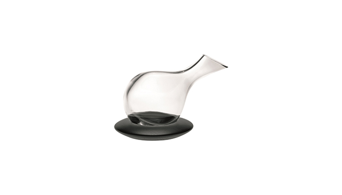 Case with Decanter with Dark Wood Base image number null