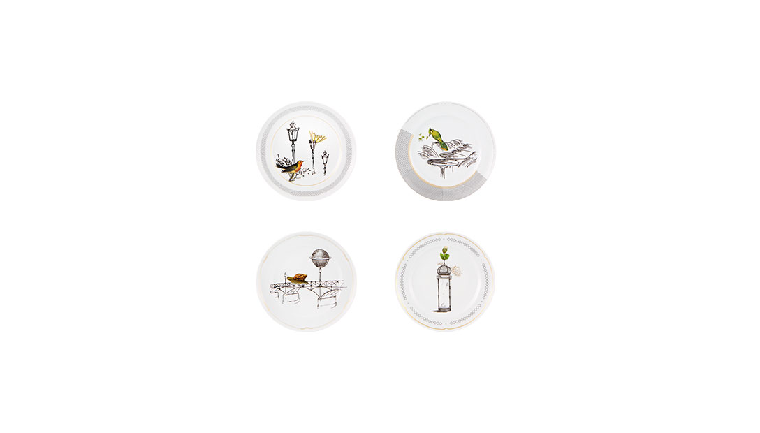 Juego 4 Platos Postre image number null