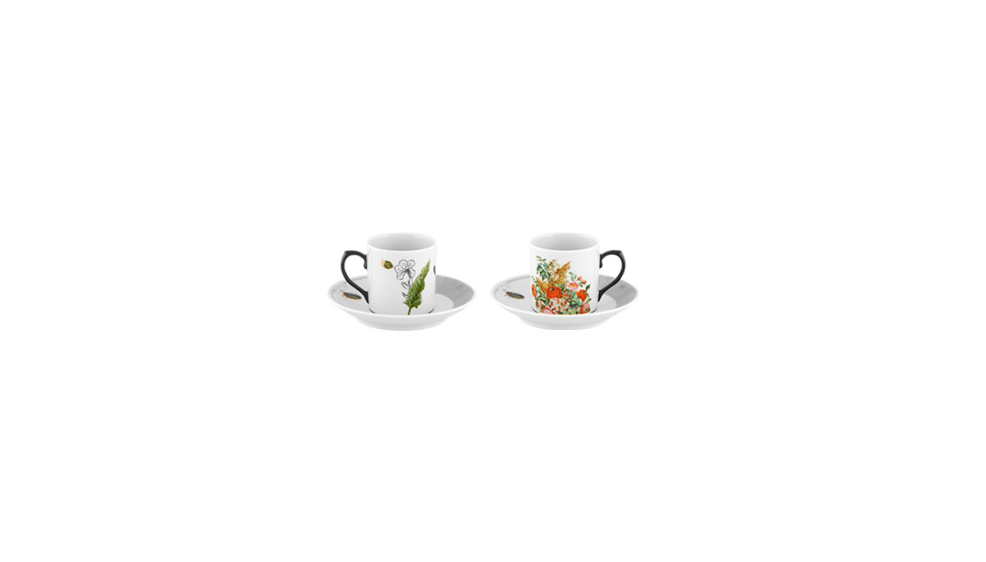 Conjunto 2 Tazas Caf&eacute; c/ Platillo image number null