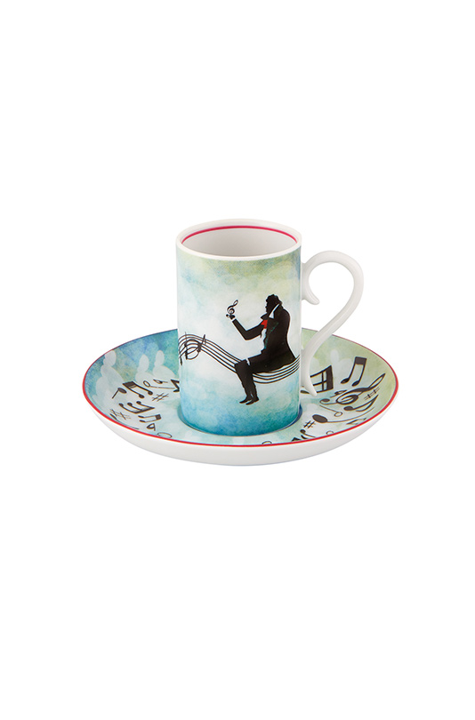 Conjunto 4 Tazas Caf&eacute; con Platillo image number null