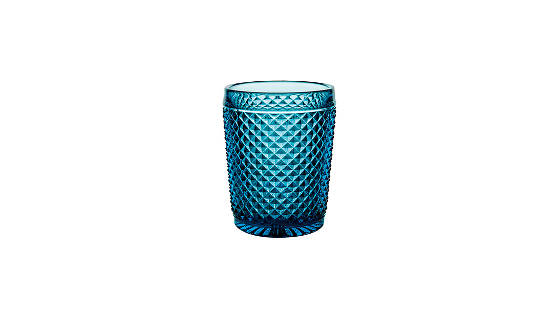 Pack con 4 Vasos de Whisky Bajos Azul image number null