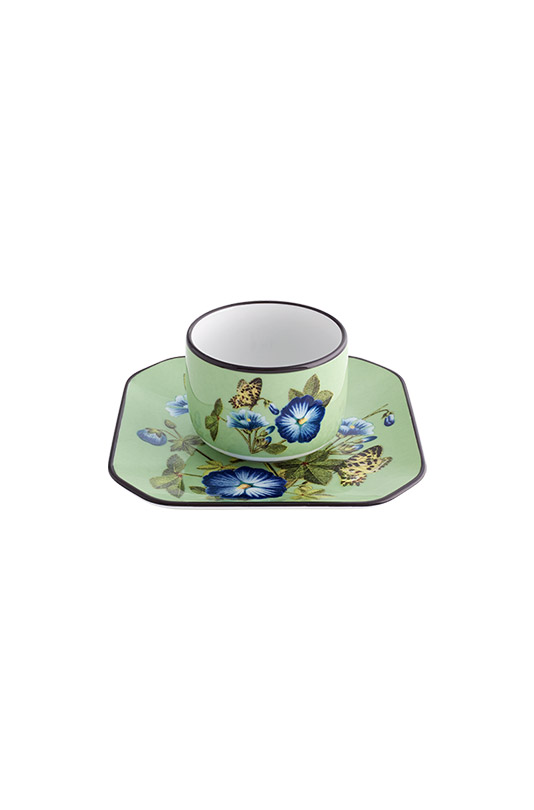 Conjunto 4 Ch&aacute;vena Caf&eacute; com Pires image number null