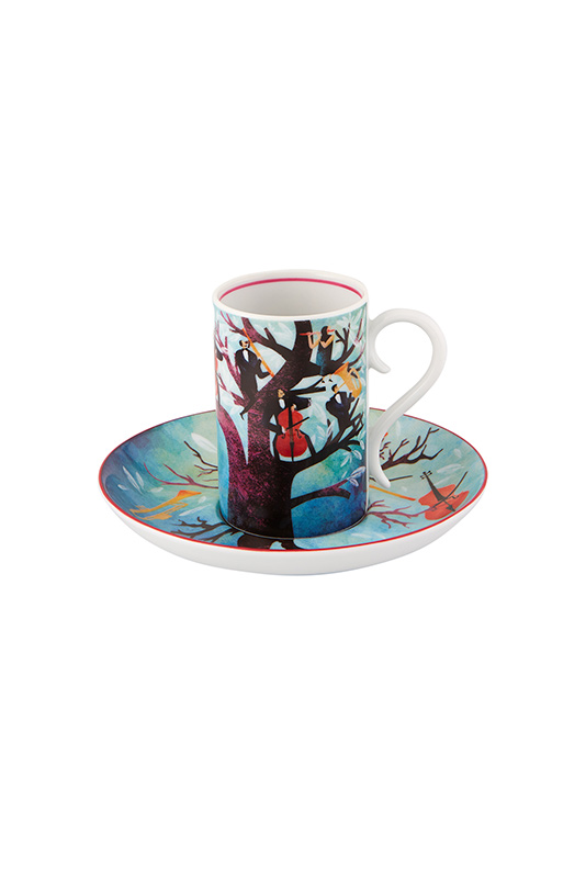 Conjunto 4 Tazas Caf&eacute; con Platillo image number null
