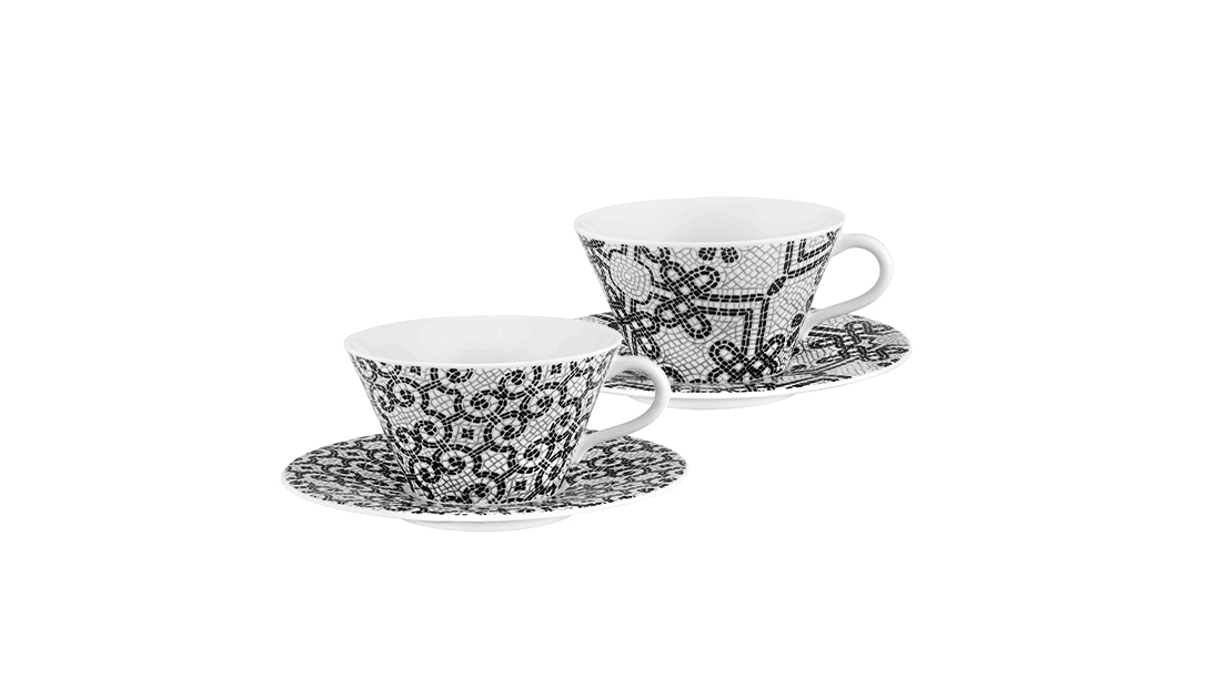 Conjunto 2 Tazas T&eacute; con Platillo image number null