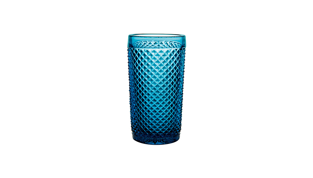 Pack con 4 Vasos de Whisky Altos Azul image number null