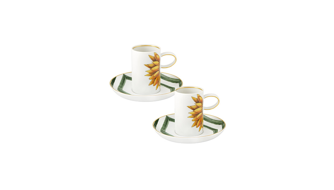 Conjunto 2 Ch&aacute;vena Caf&eacute; com Pires image number null