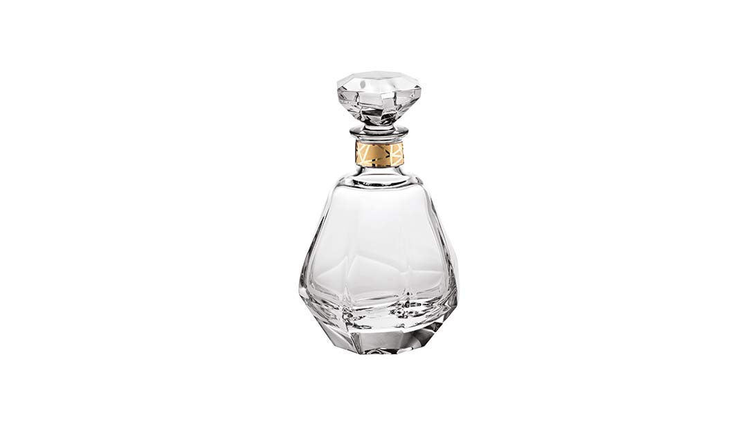Whisky Decanter with Gold image number null