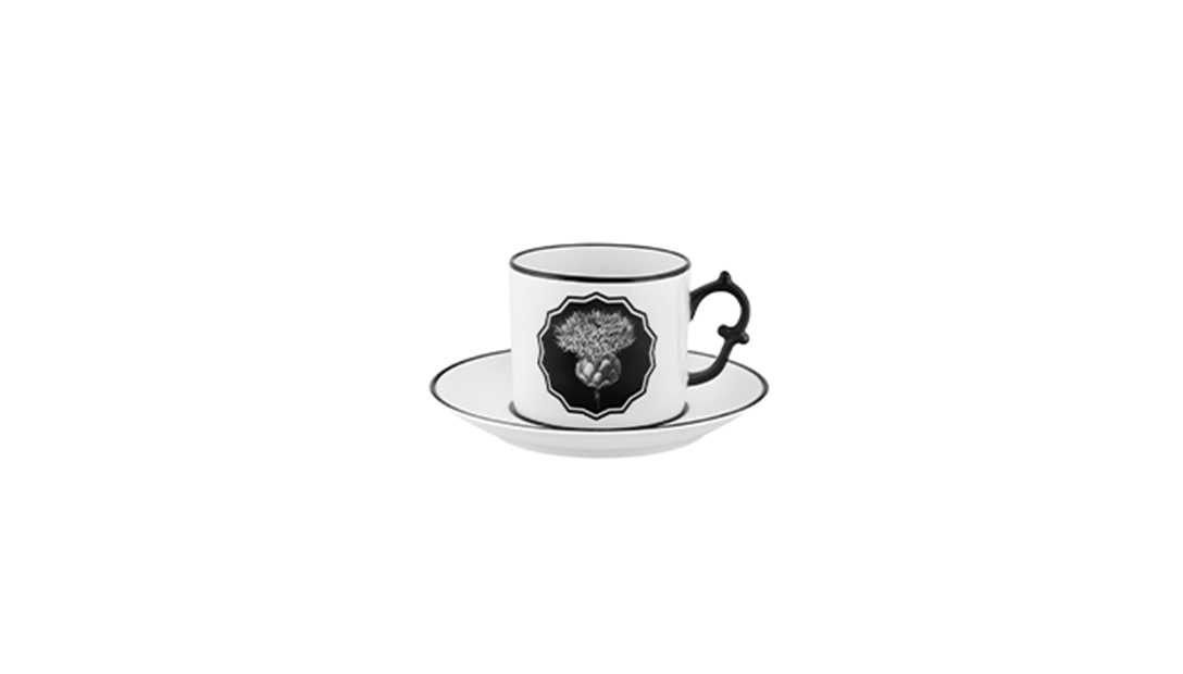 Tea cup and saucer White image number null