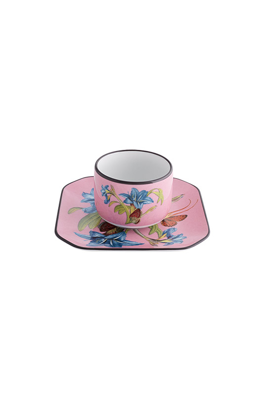 Conjunto 4 Ch&aacute;vena Caf&eacute; com Pires image number null