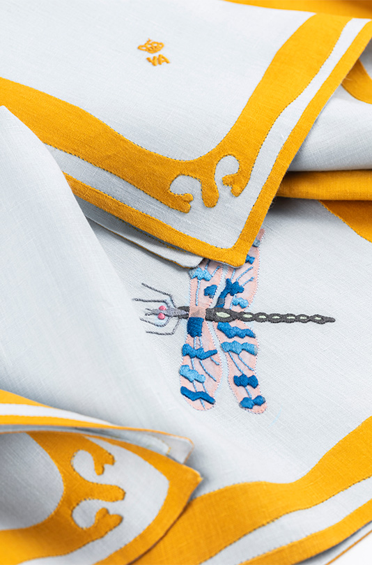 Servilleta Golden Yellow/Ice Blue image number null